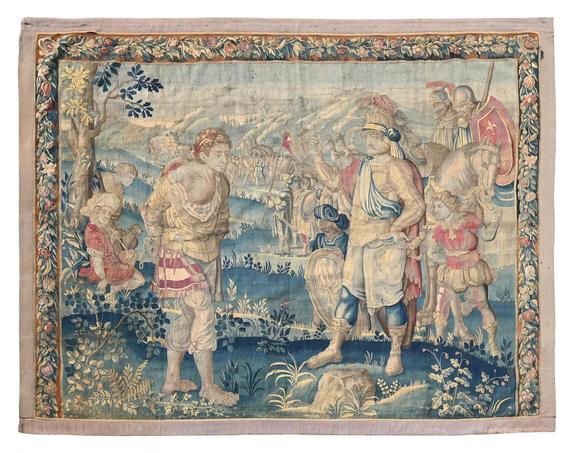 DreweattsA FLEMISH HISTORICAL TAPESTRY 'THE TRIUMPH OF ROME', 17TH CENTURY
