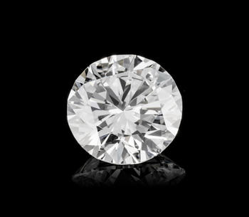 Un diamant taille brillant sur papier de 3.17 carats, rapport GIA