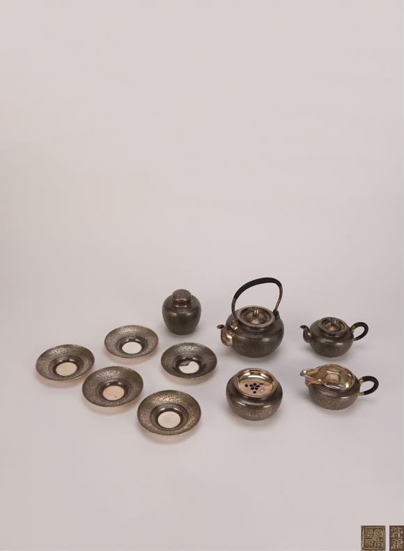 四海九洲20世紀(jì)20年代 宮本瑾制茶道具一套十件