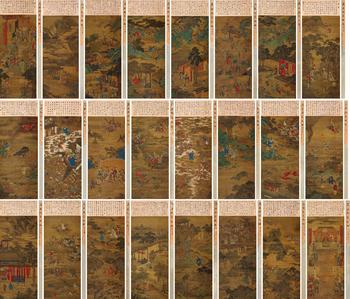 明 許真君斬孽龍圖