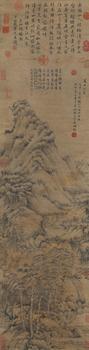 王蒙 夏日山居圖