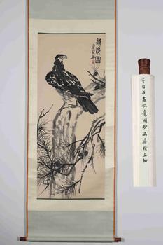 齊白石 松鷹圖