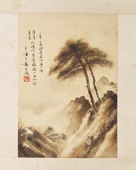 黃幻吾（1906-1985） 雙青樓圖