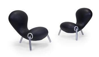 Marc Newson (b.1963) for Idee?

Pair of 'Embryo' chairs, c