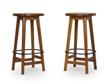Workshop of Robert Mouseman Thompson?

Pair of high bar st