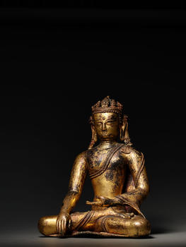 15世紀(jì)   銅鎏金釋迦牟尼佛