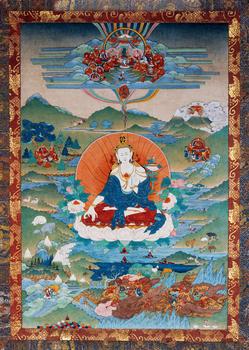 18世紀(jì) 白文殊師利唐卡