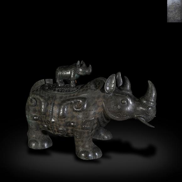 春和美術(shù)商 青銅犀牛尊