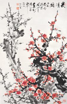 關(guān)山月 梅花雙清圖