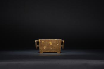 清乾隆 點(diǎn)金馬槽爐