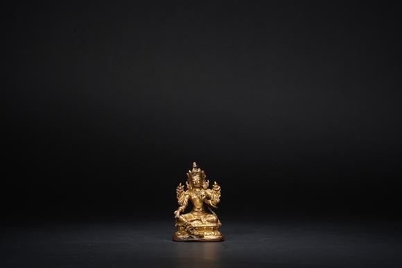 鴻寶源拍賣清中期 銅度母