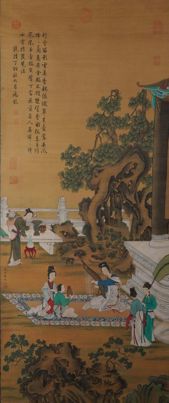 仇英 人物高清大图_易拍全球日本江户古美术观道—古代书画专场拍品