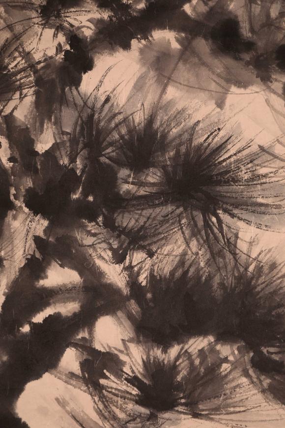 九天万象傅抱石 松下师生图