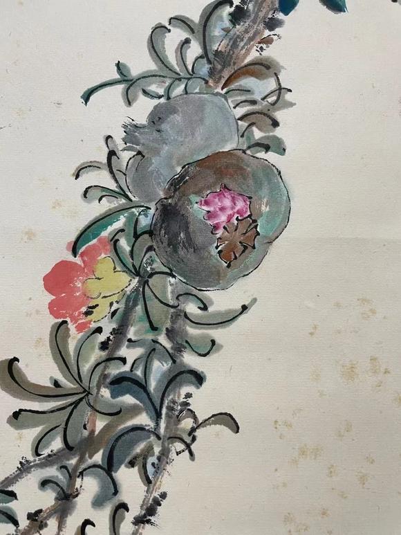 东京国际张大千 石榴