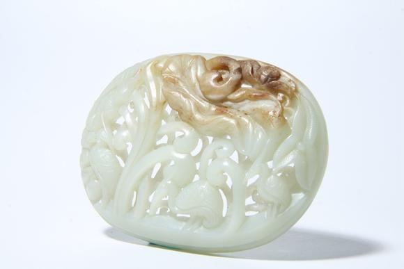 回流和田玉春山秋水牌