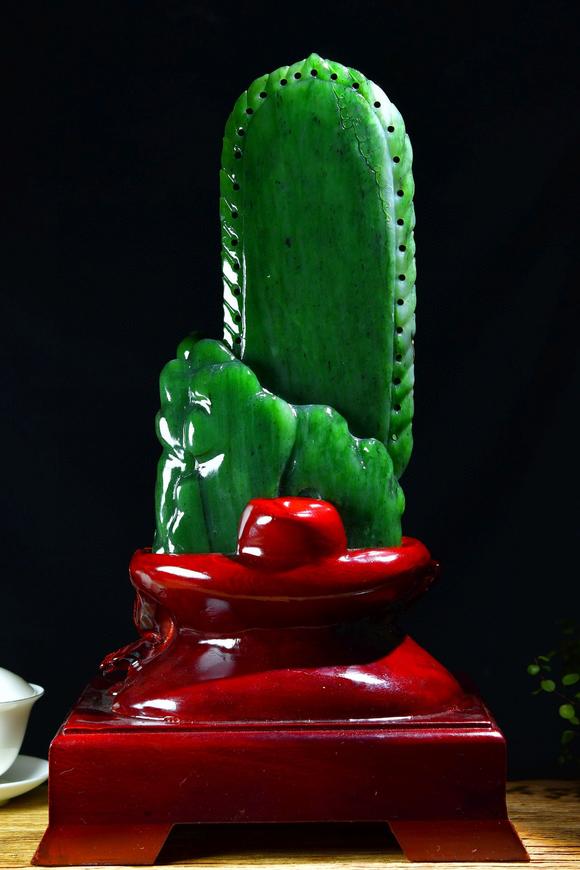 送子观音碧玉摆件_送子观音碧玉摆件估价_送子观音碧玉摆件高清大图