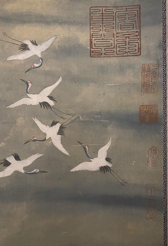 宋徽宗飞鹤祥瑞图