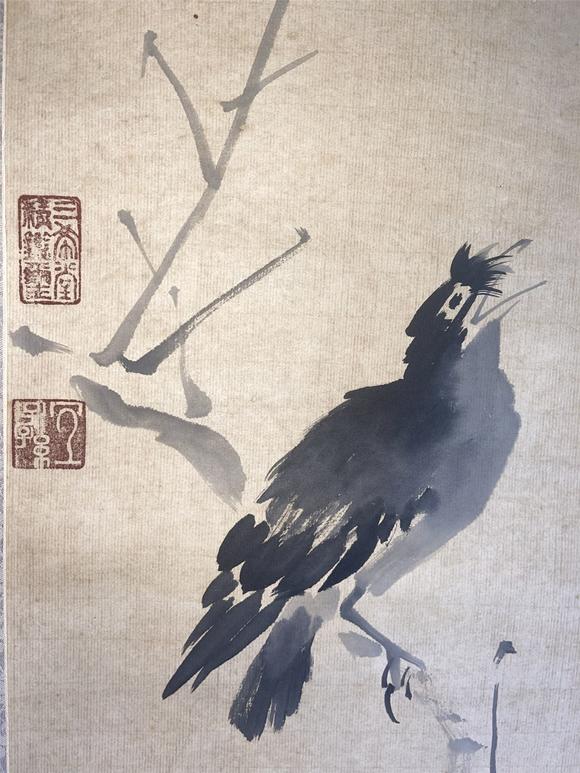 花鸟估价_唐寅唐寅 花鸟高清大图_易拍全球东京国际古代书画夜场拍品