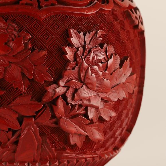 堆朱 花瓶_堆朱 花瓶估价_堆朱 花瓶高清大图_易