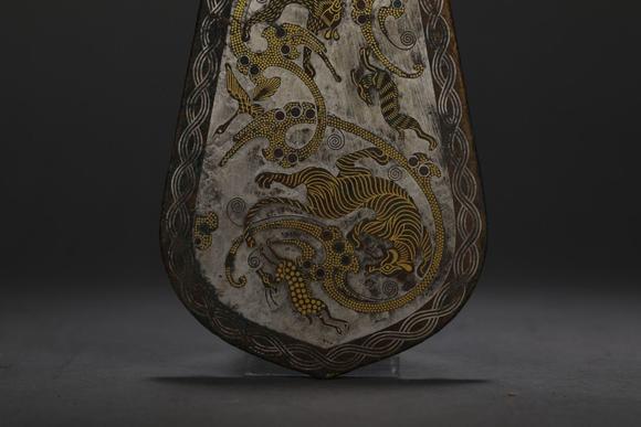 富澜海拍卖旧藏 错金银瑞兽纹当卢