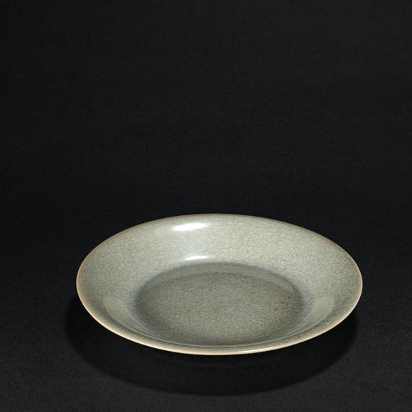 宋时代汝窑青釉盘