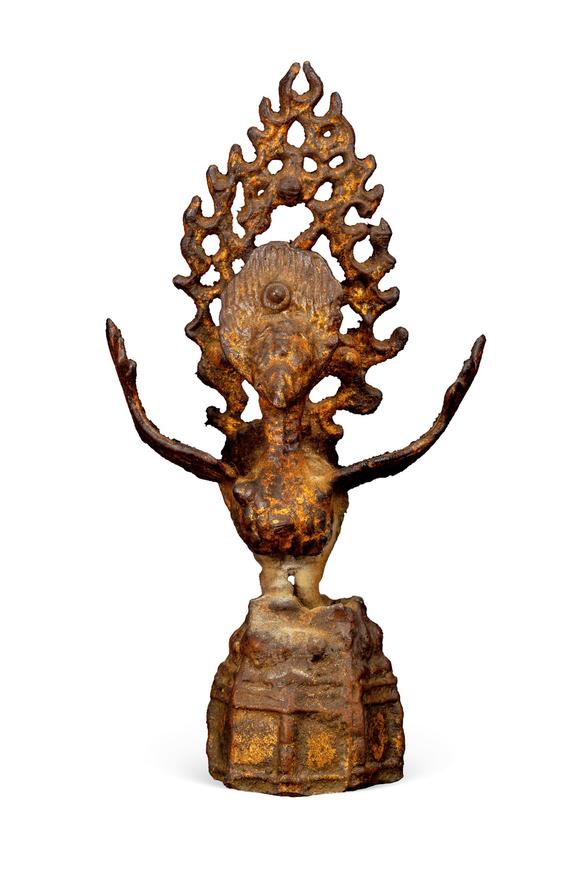 大理国铜漆金大鹏金翅鸟