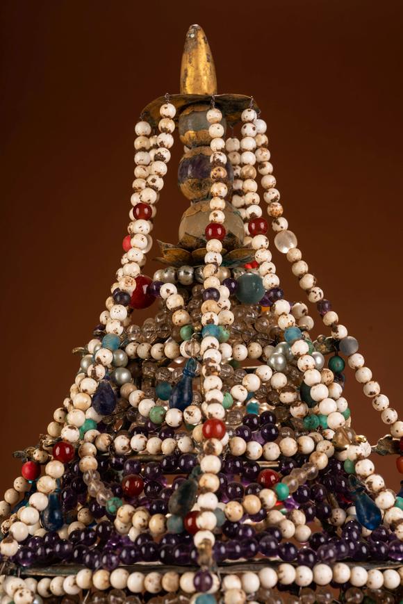 中国宋代铜鎏金七宝舍利塔