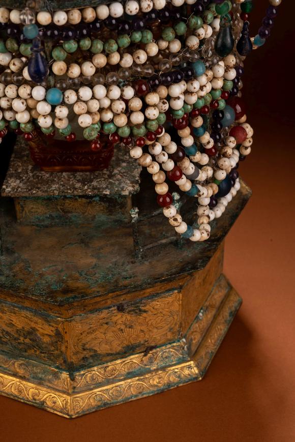 中国宋代铜鎏金七宝舍利塔