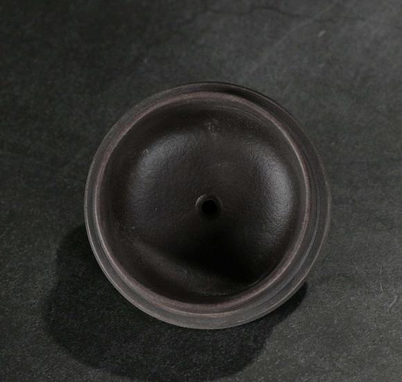 旧藏泥绘纹石扁壶华香国宝