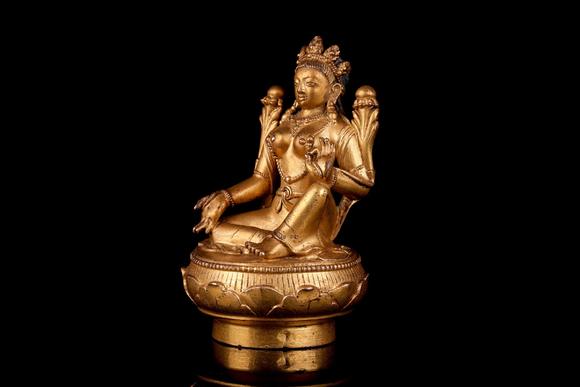 17世纪蒙古扎纳巴扎尔风格自在度母