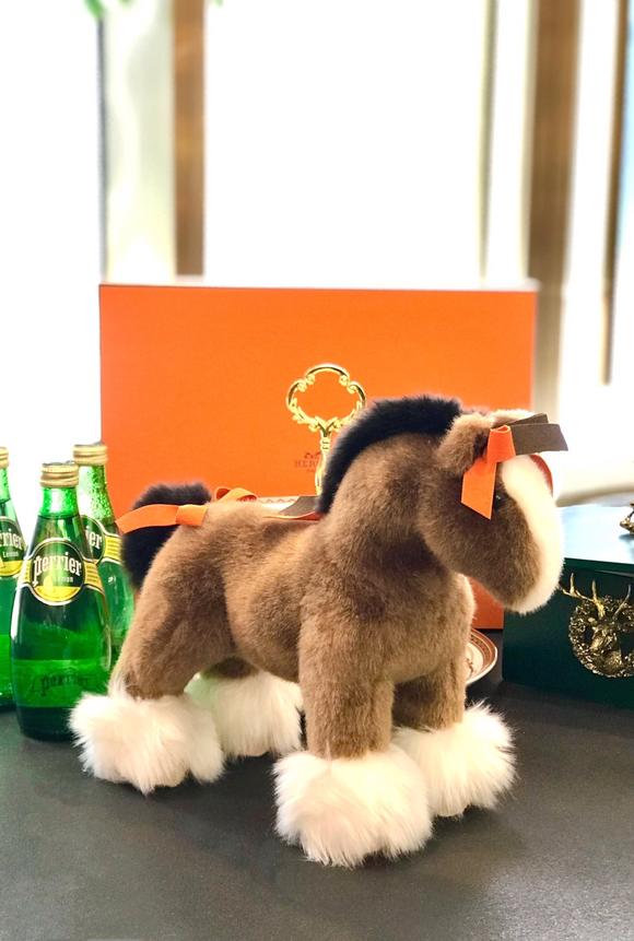 华艺国际hermes /爱马仕 hermy小马玩偶摆件