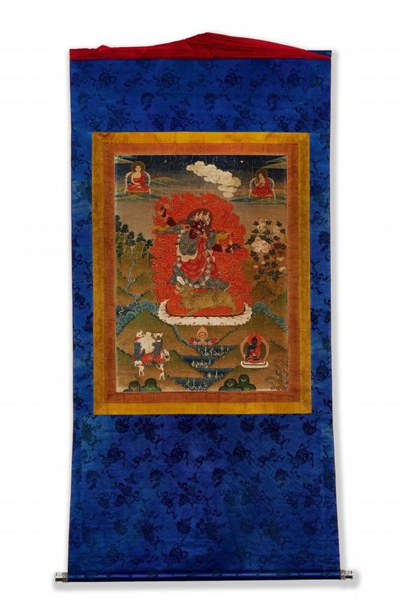 忿怒莲师唐卡高清大图_易拍全球北京国藏佛像拍品介绍