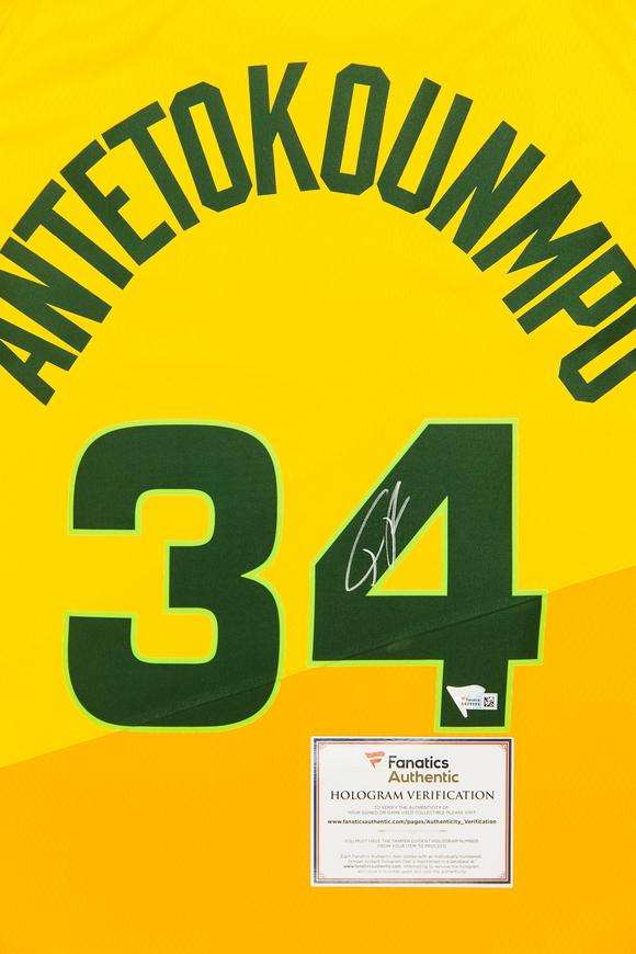 华艺国际(字母哥)扬尼斯·阿德托昆博(giannis antetokounmpo)亲签