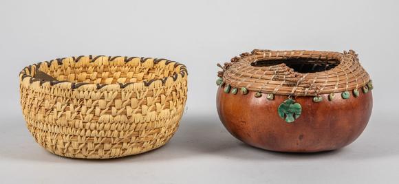 wealthier art auctioneer inccollectible papago baskets &