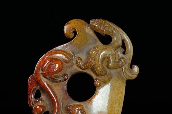 旧藏汉代玉螭虎