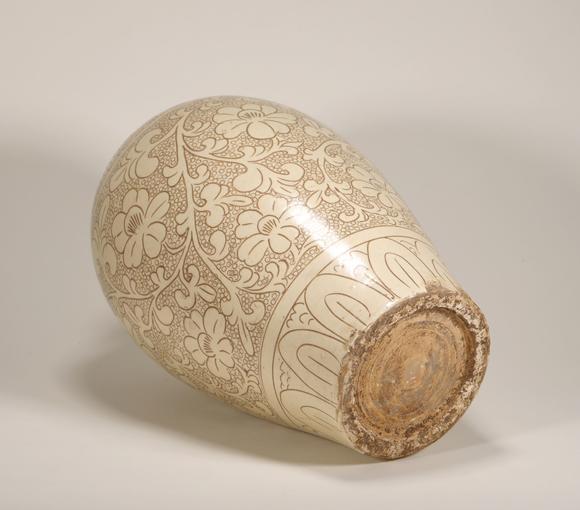 tg bowo incoporation宋代 磁州窑珍珠地花卉纹梅瓶