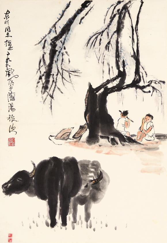 李可染牧牛圖