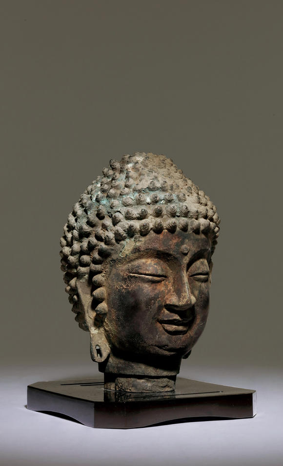 铜释迦牟尼佛头