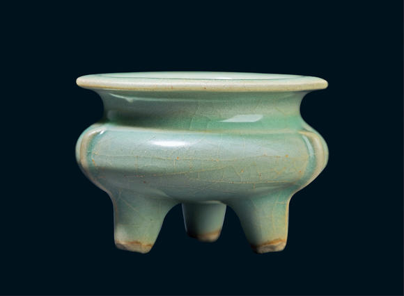 元代68龙泉窑青釉鬲式香炉68