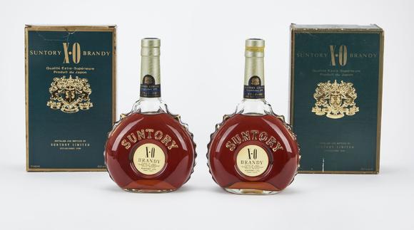 华艺国际80年代 三得利xo白兰地双狮版