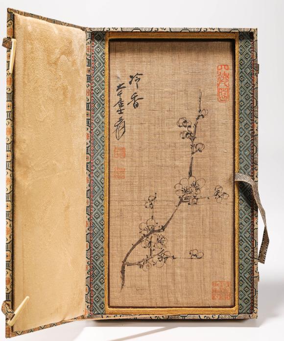 inkpaintingalbumbyzhangdaqianfromqing清代水墨册页