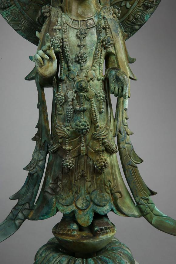 中国古代青铜佛像ancientchinesebronzebuddhastatue