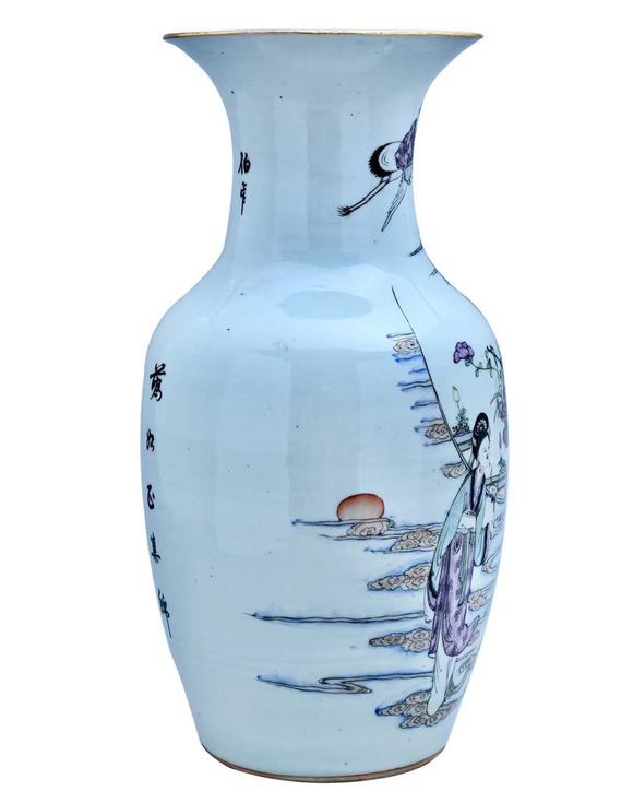 陈协盛民国陈协盛作仕女图瓶