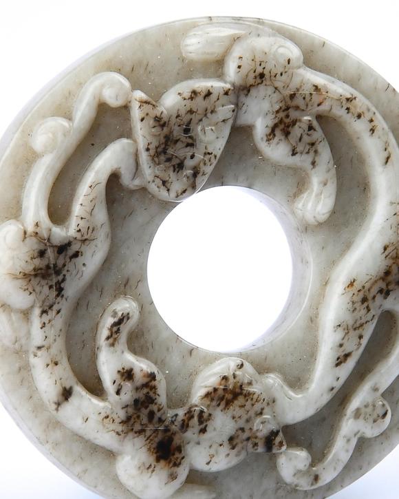 明代螭龙壁achinesedragonpendantbimingperiod